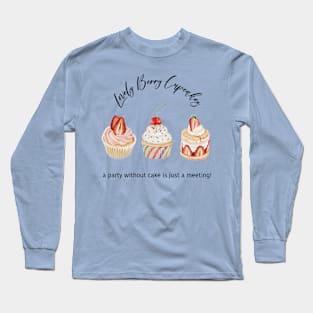 Lovely Berry Cupcakes Long Sleeve T-Shirt